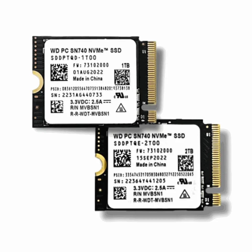 Western Digital SN740 NVME SSD 