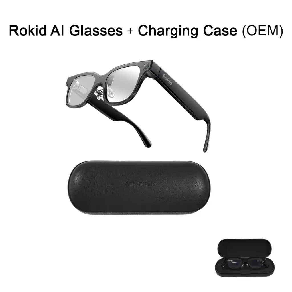 Rokid AI Glass + Charging Case (OEM) Bundle