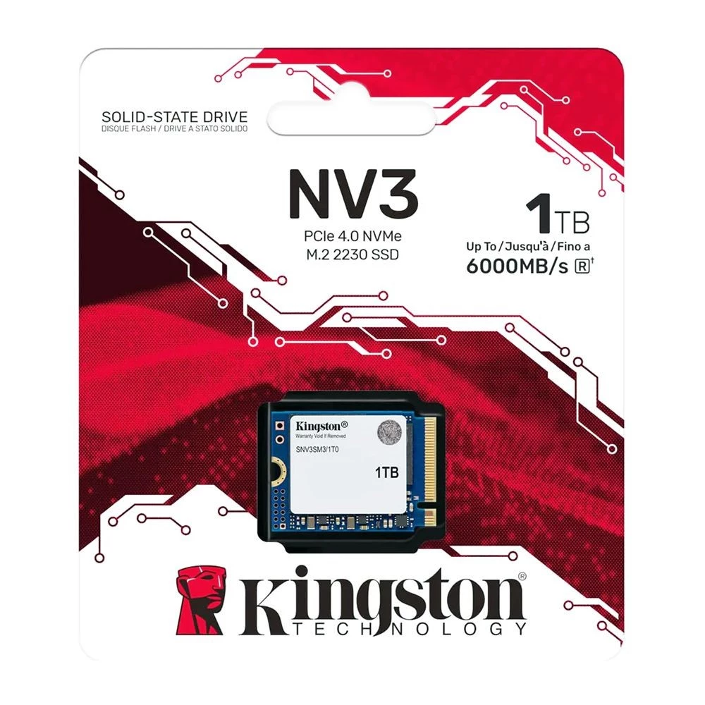 Kingston NV3 1TB Gen4 M.2 2230 SSD