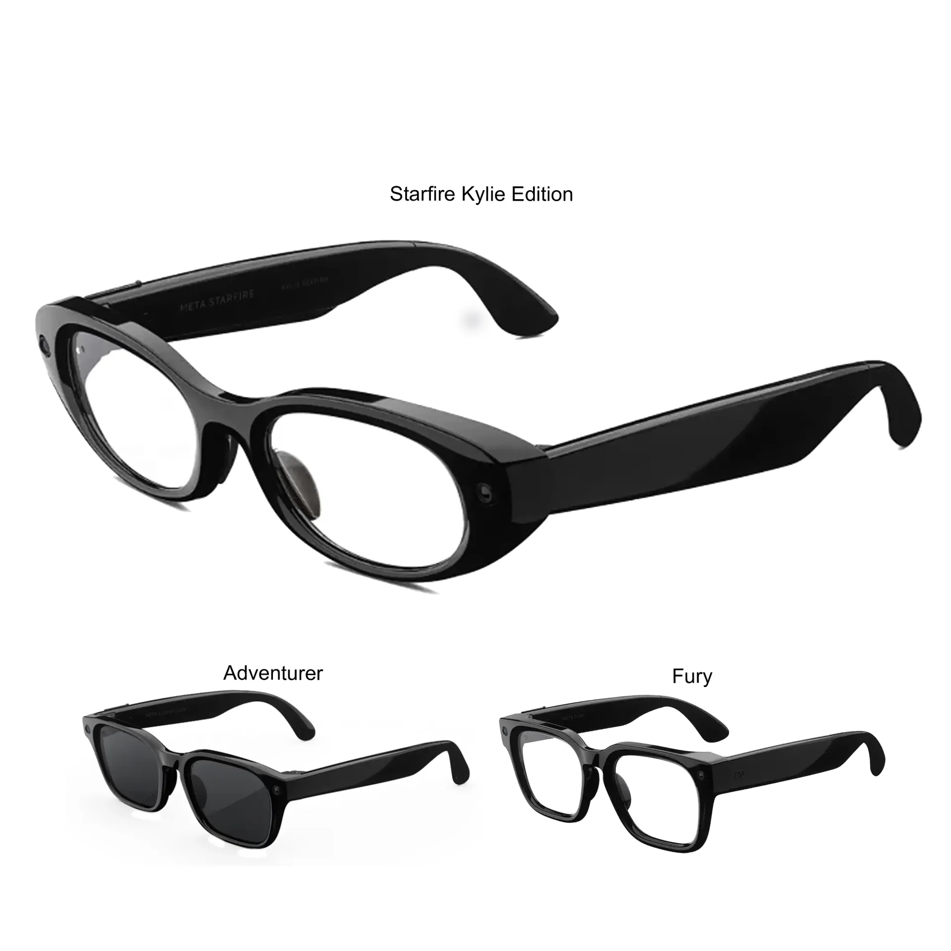 Meta AI Smart Glasses (Transition Lens, Classic Black | Brown Lenses)