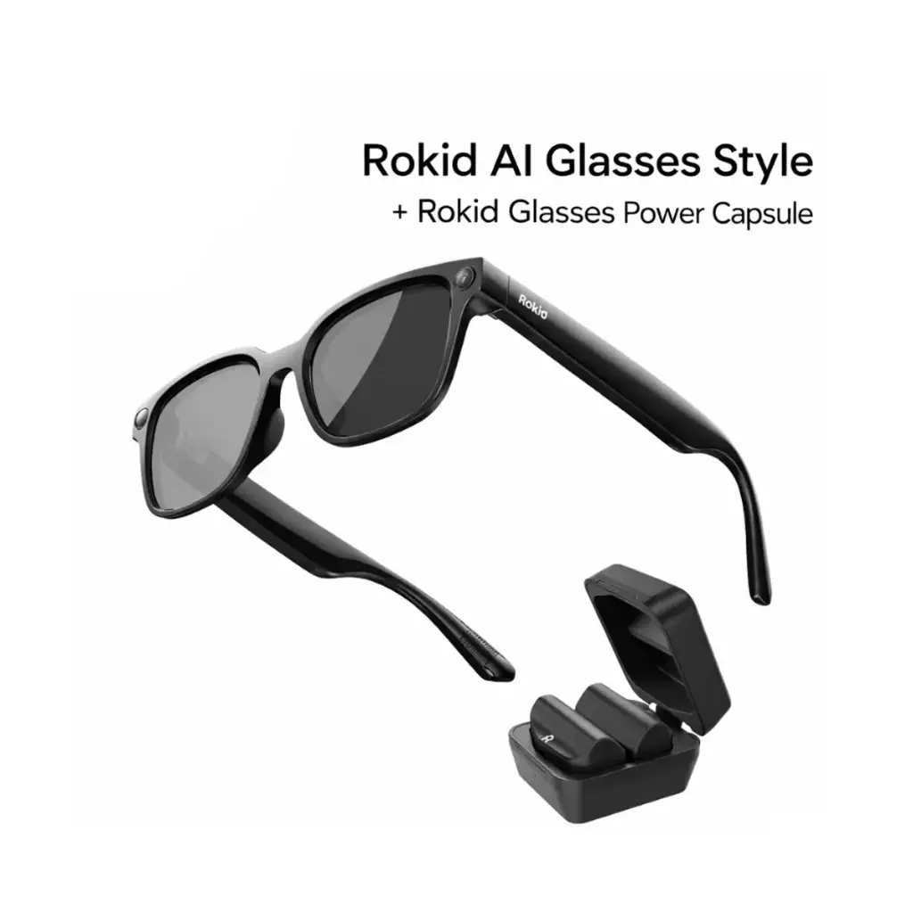 Rokid AI Glasses Style + Rokid Glasses Power Capsule Bundle